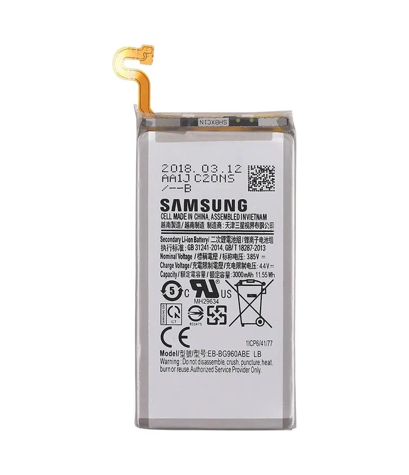 3.85V 3000mAh for Galaxy S9 Rechargeable Li-ion Battery — image 1