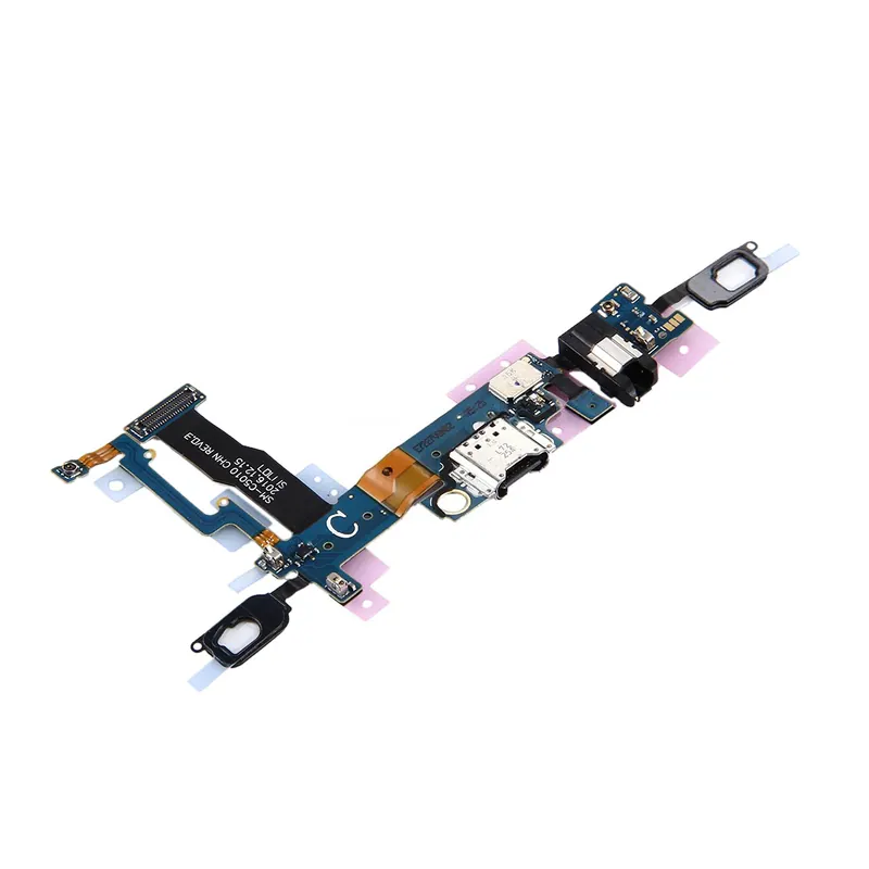 For Galaxy C5 Pro / C5010 Charging Port + Home Button + Earphone Jack Flex Cable — image 1