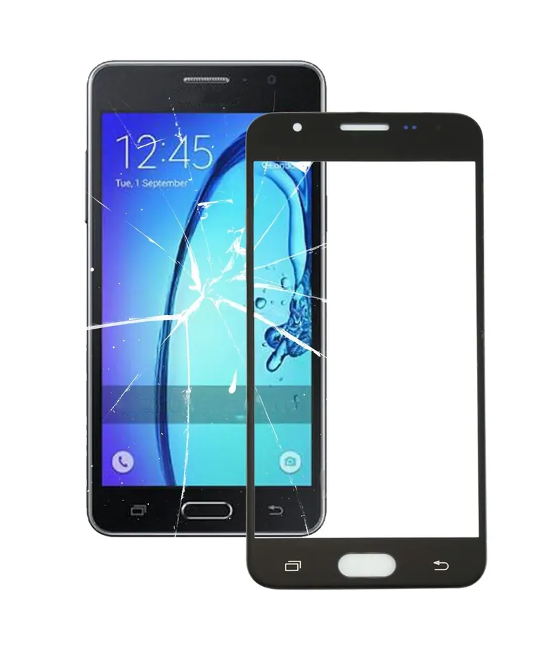 For Galaxy On5 / G550 Front Screen Outer Glass Lens (Black) — image 1
