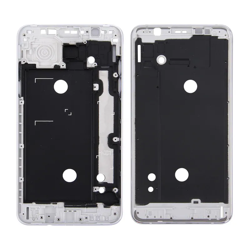 For Galaxy J7 (2016) / J710 Front Housing LCD Frame Bezel Plate (Silver) — image 1