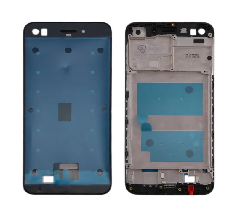 For Huawei Enjoy 7 Front Housing LCD Frame Bezel Plate(Black) — image 1