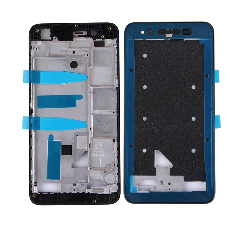 For Huawei Enjoy 5s Front Housing LCD Frame Bezel Plate(Black) — image 1