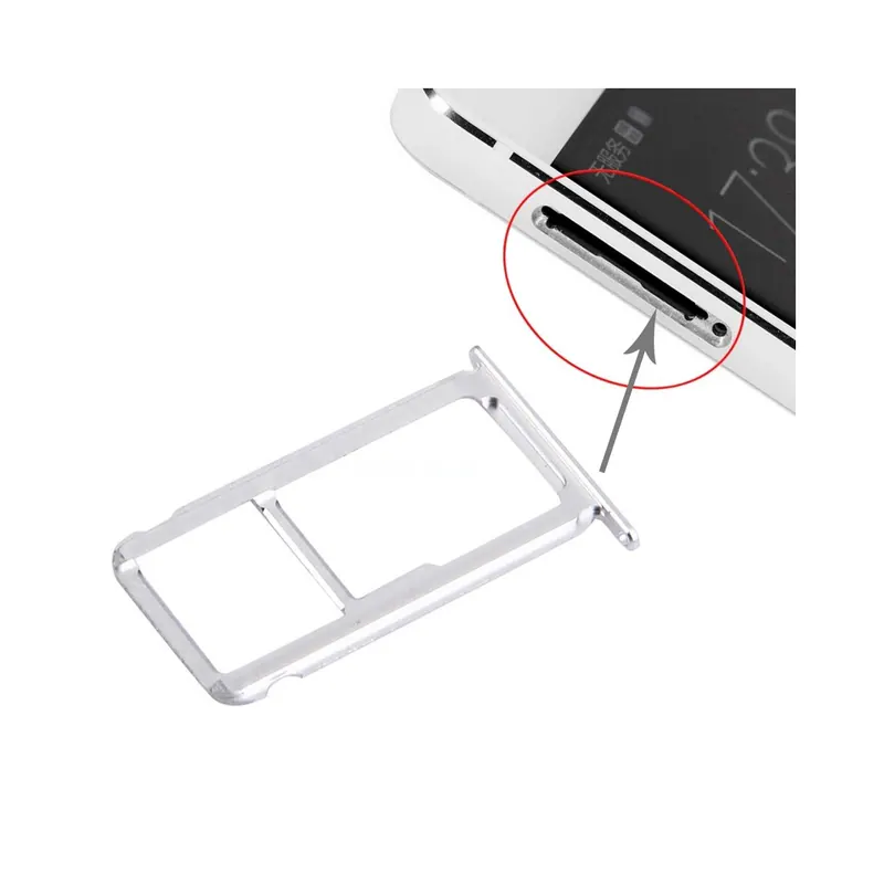 For Huawei P9 Nano SIM + Micro SD / Nano SIM Card Tray(Silver) — image 1