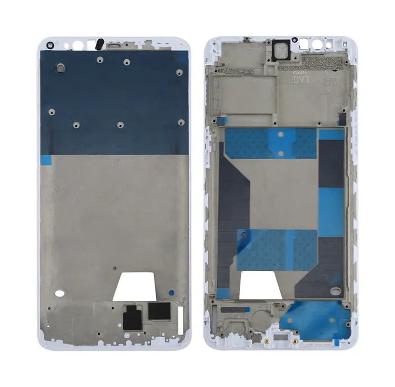 For OPPO R11s Front Housing LCD Frame Bezel Plate (White) — image 1
