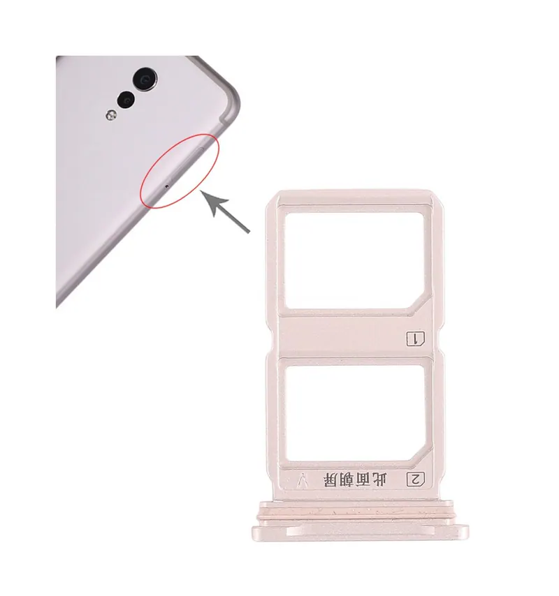 For Vivo Xplay6 2 x SIM Card Tray (Gold) — image 1