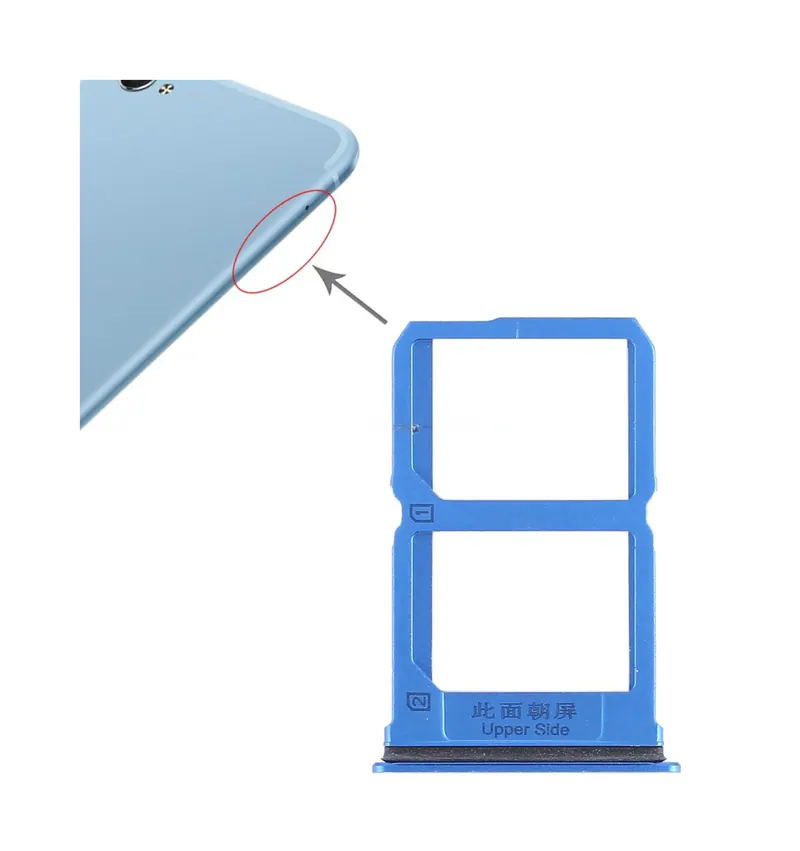 For Vivo X9i 2 x SIM Card Tray (Blue) — image 1
