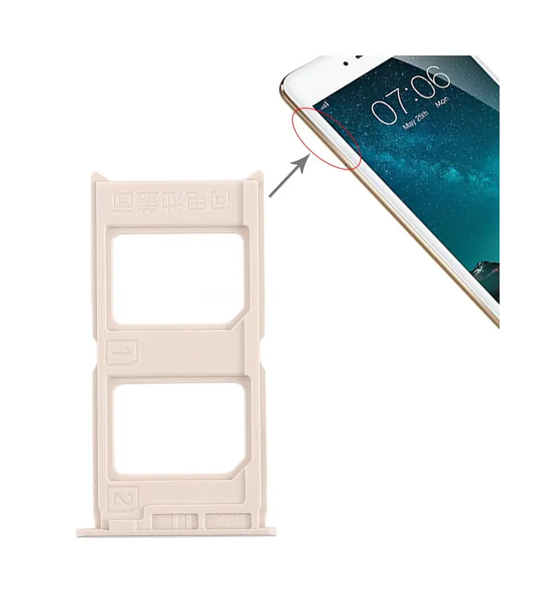 For Vivo V3 2 x SIM Card Tray (Gold) — image 1