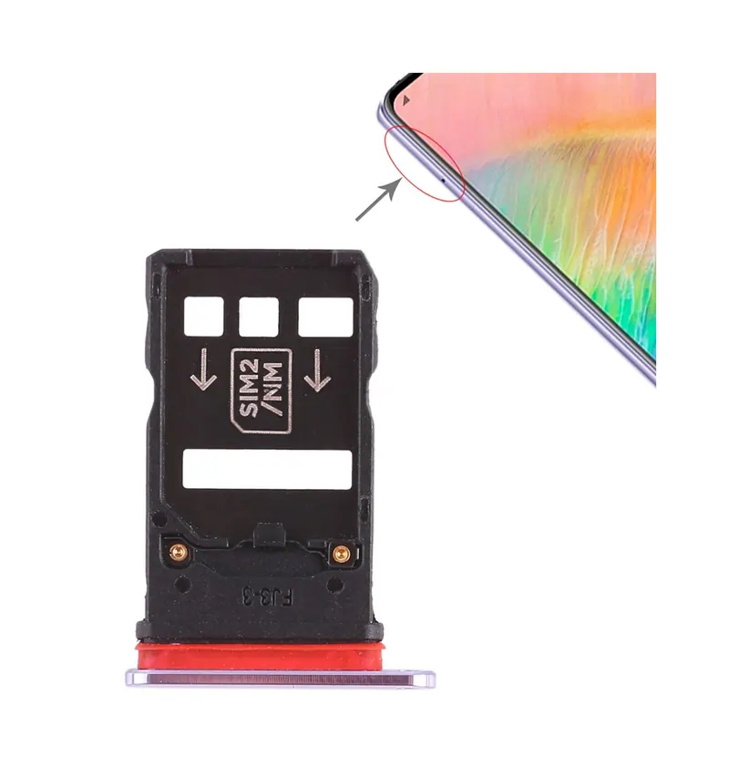 2 x SIM Card Tray for Huawei Mate 20 X (Silver) — image 1