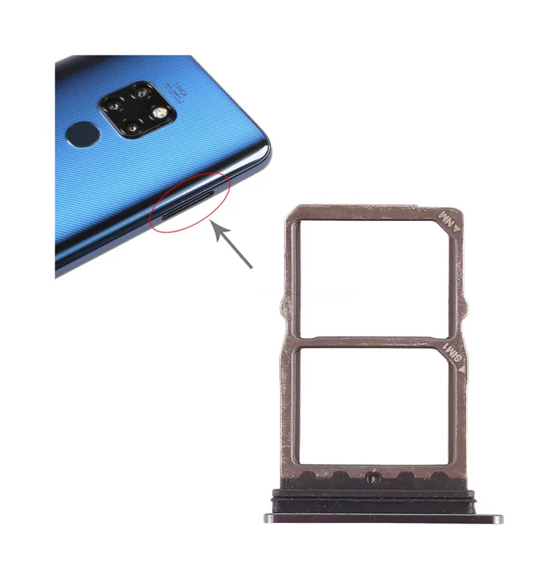 2 x SIM Card Tray for Huawei Mate 20 (Black) — image 1