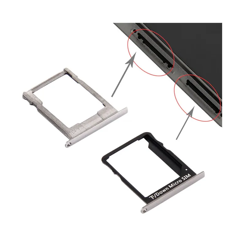 For Huawei P8 Lite SIM Card Tray and Micro SD Card Tray(Black) — image 1