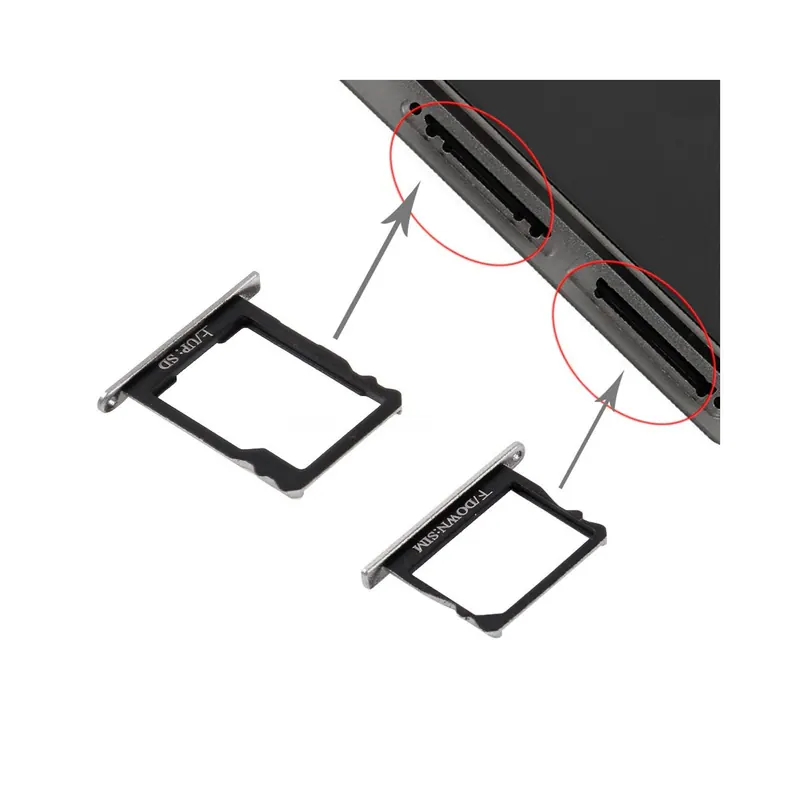 For Huawei P8 SIM Card Tray and Micro SD Card Tray(Black) — image 1