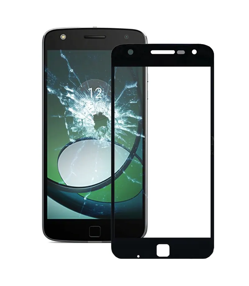 Front Screen Outer Glass Lens for Motorola Moto Z Play / XT1635(Black) — image 1