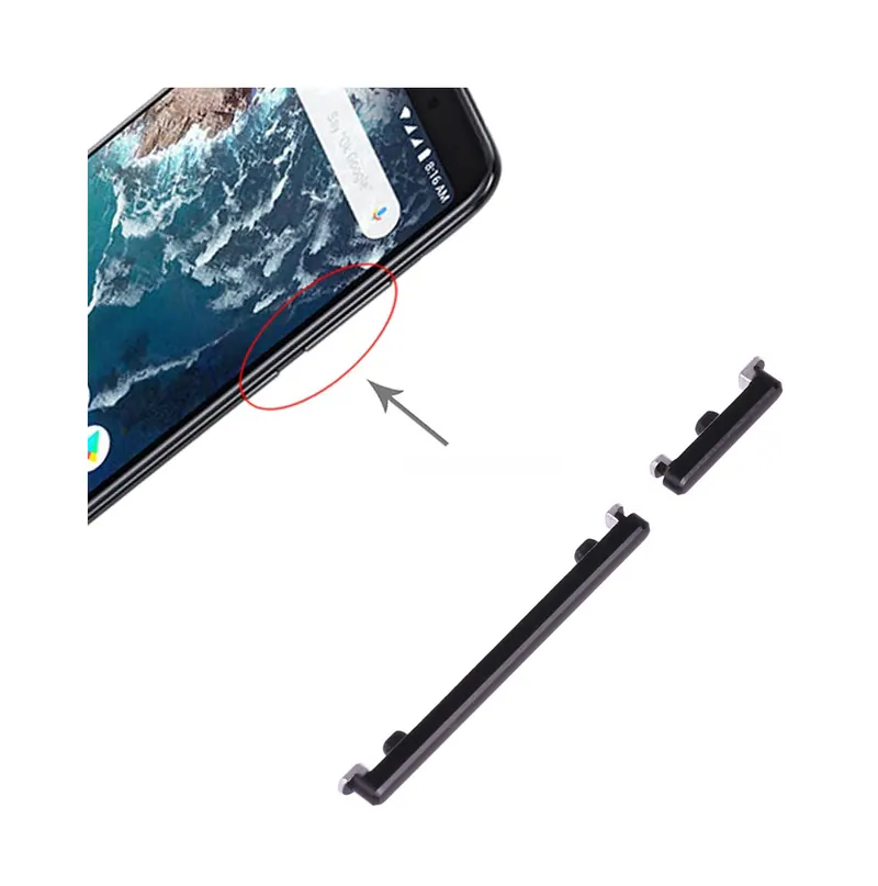 Power Button and Volume Control Button for Xiaomi Mi 6X / A2(Black) — image 1