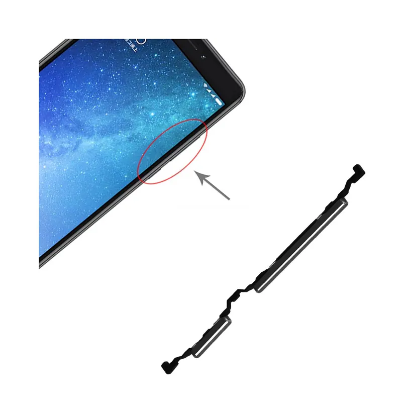 Power Button and Volume Control Button for Xiaomi Max 2(Black) — image 1