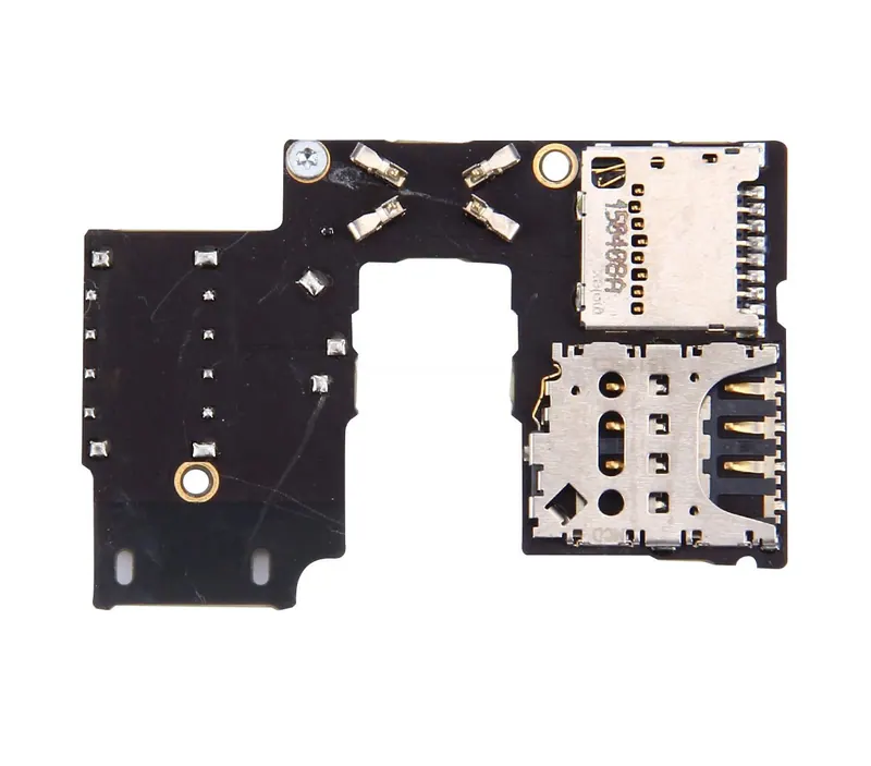 SIM Card Socket + SD Card Socket for Motorola Moto G (3rd Gen.) (Single SIM Version) — image 1