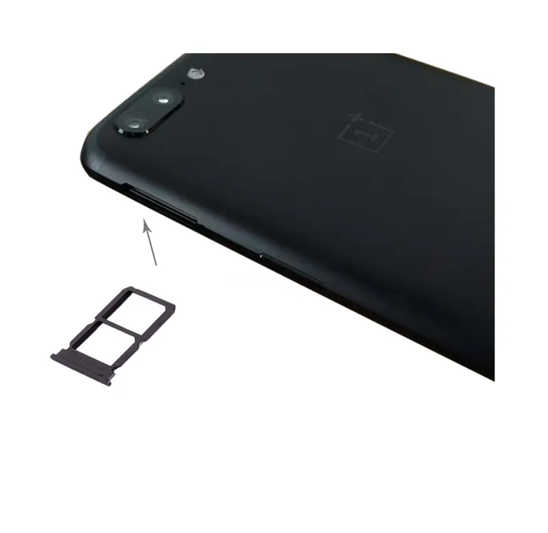 For OnePlus 5 SIM Card Tray (Slate Grey) — image 1