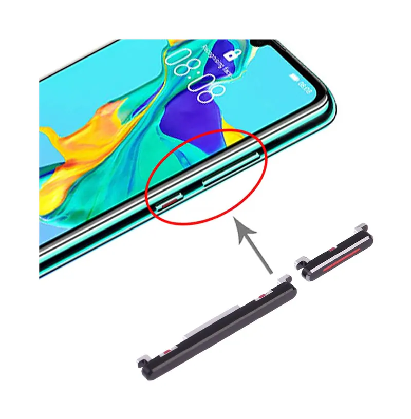 For Huawei P30 Power Button and Volume Control Button (Black) — image 1