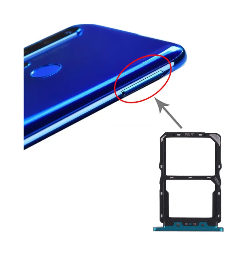 SIM Card Tray + NM Card Tray for Huawei Nova 5 (Green) — image 1