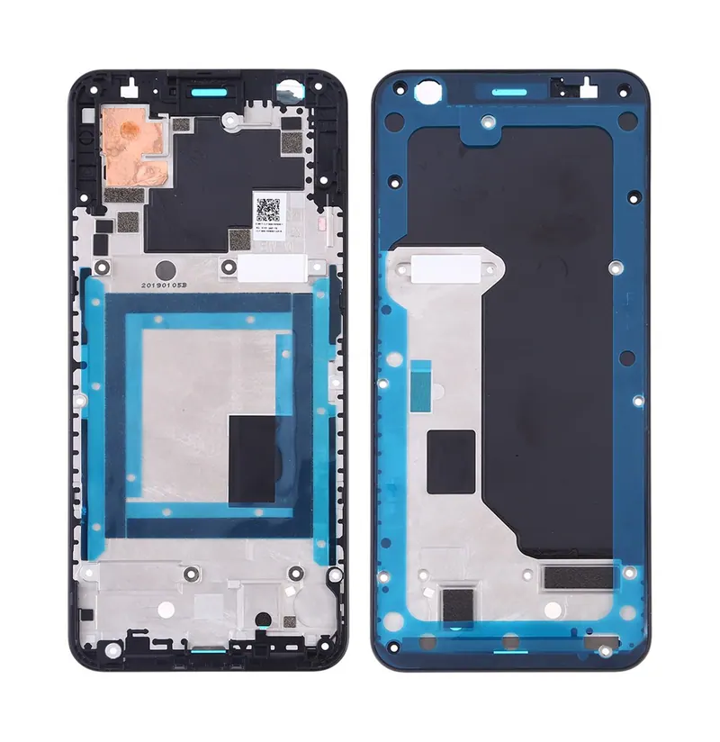Front Housing LCD Frame Bezel Plate for Google Pixel 3a(Black) — image 1