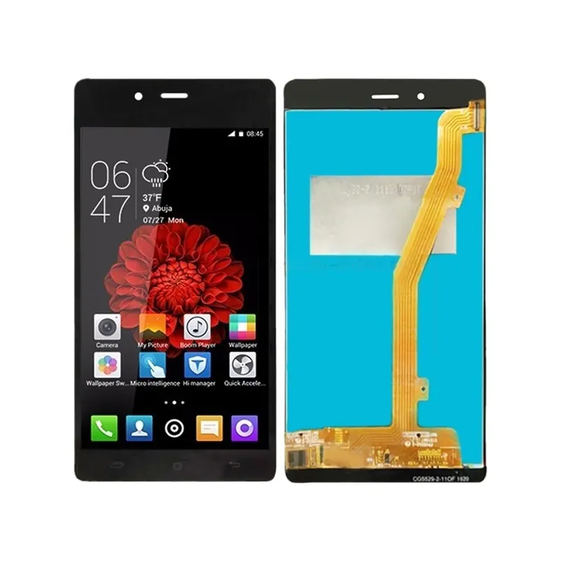 TFT LCD Screen for Tecno L8 with Digitizer Full Assembly (Black) — image 1
