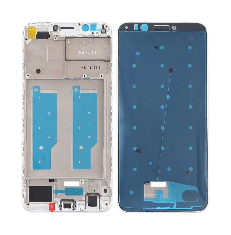 Front Housing LCD Frame Bezel for Huawei Y7 (2018)(White) — image 1