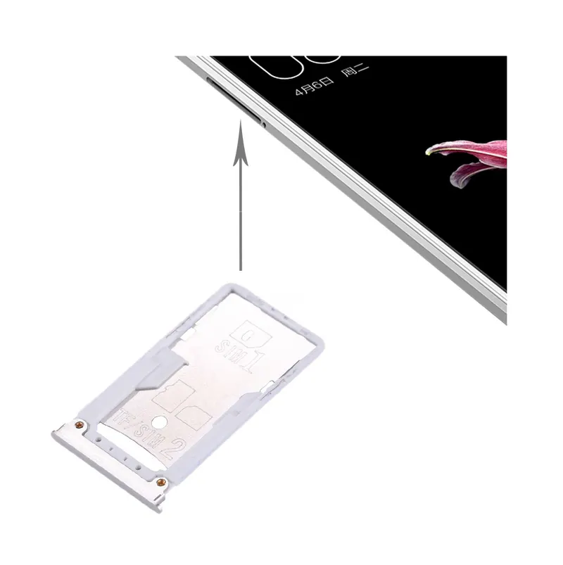 For Xiaomi Mi Max SIM & SIM / TF Card Tray(Silver) — image 1