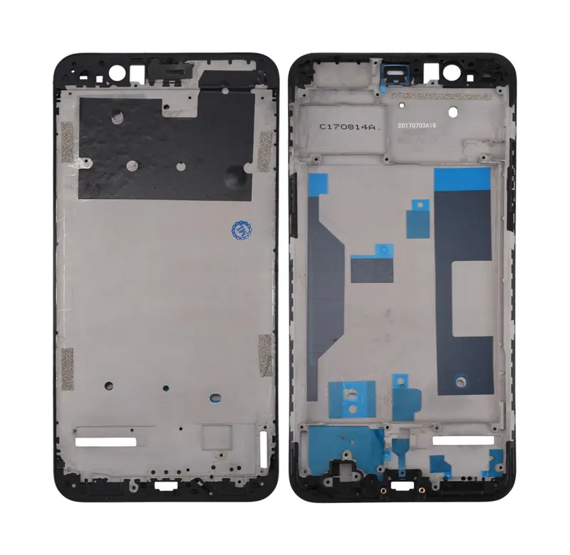 For OPPO R11 Plus Front Housing LCD Frame Bezel Plate (Black) — image 1
