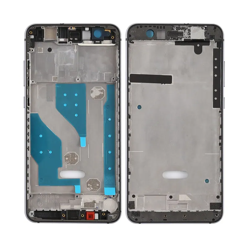 Middle Frame Bezel Plate with Side Keys for Huawei P10 Lite(Black) — image 1