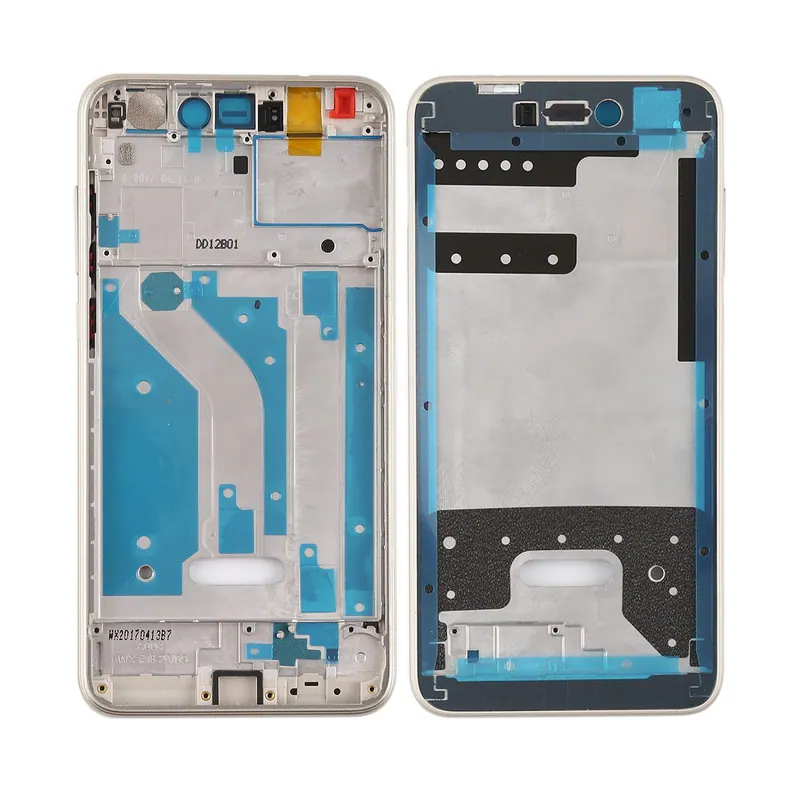 Middle Frame Bezel Plate with Side Keys for Huawei P8 Lite (2017)(Gold) — image 1
