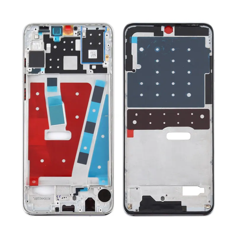 Front Housing LCD Frame Bezel Plate for Huawei P30 Lite (48MP)(White) — image 1
