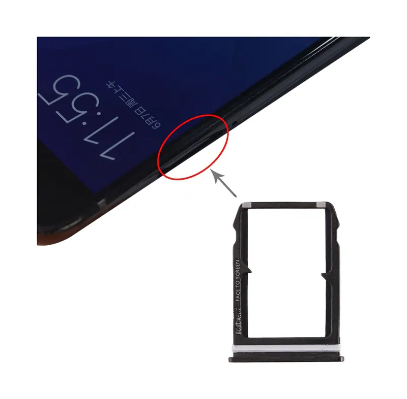 SIM Card Tray + SIM Card Tray for Xiaomi Mi 6(Black) — image 1
