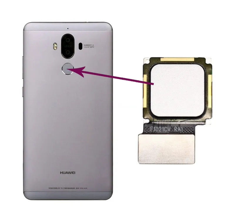 For Huawei Mate 9 Fingerprint Sensor Flex Cable(Silver) — image 1