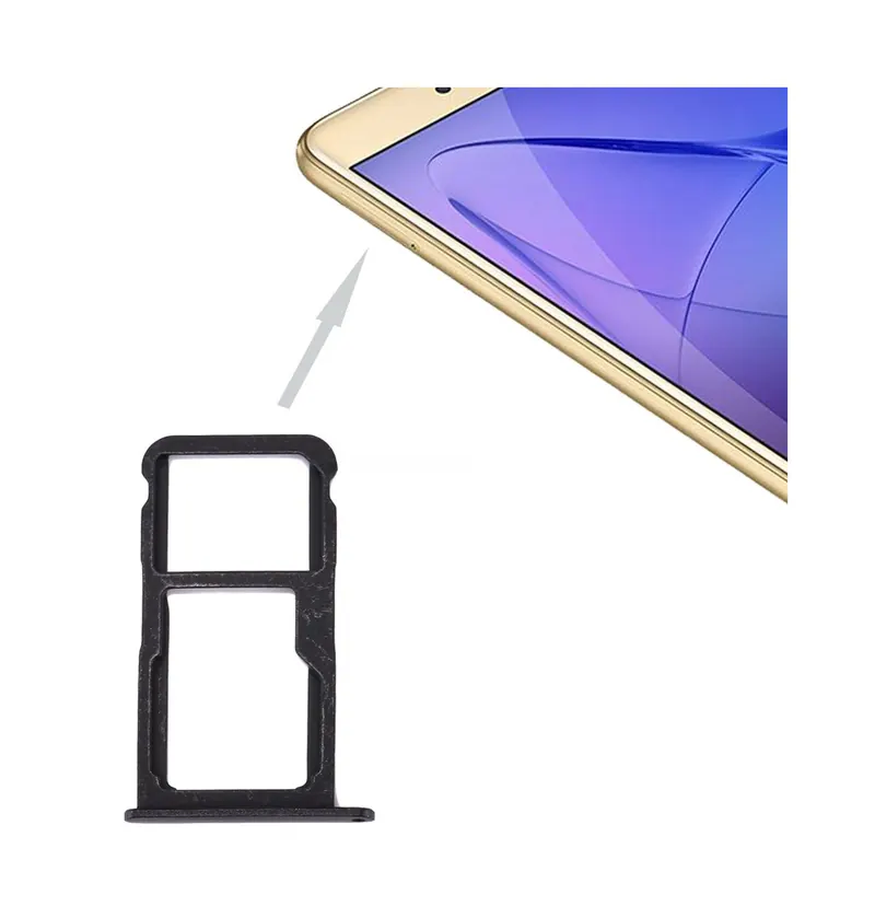 For Huawei P8 Lite 2017 SIM Card Tray & SIM / Micro SD Card Tray(Black) — image 1