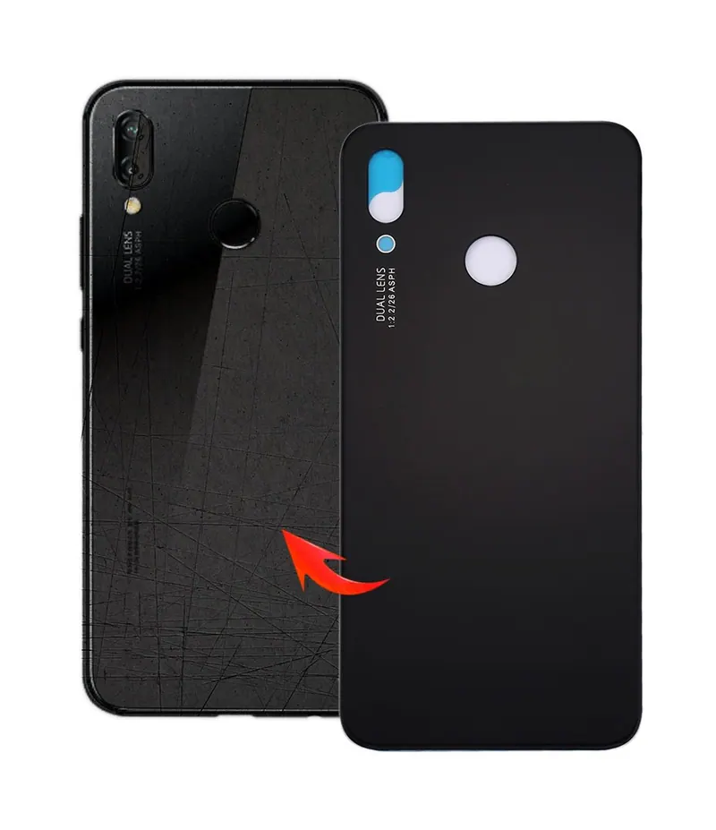 Back Cover for Huawei P20 Lite(Black) — image 1