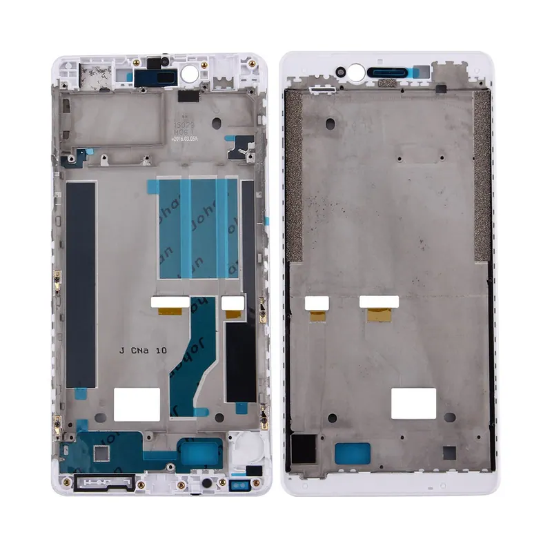 For OPPO A53 Front Housing LCD Frame Bezel Plate (White) — image 1