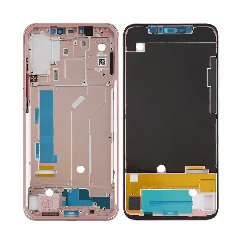 Middle Frame Bezel with Side Keys for Xiaomi Mi 8 (Rose Gold) — image 1