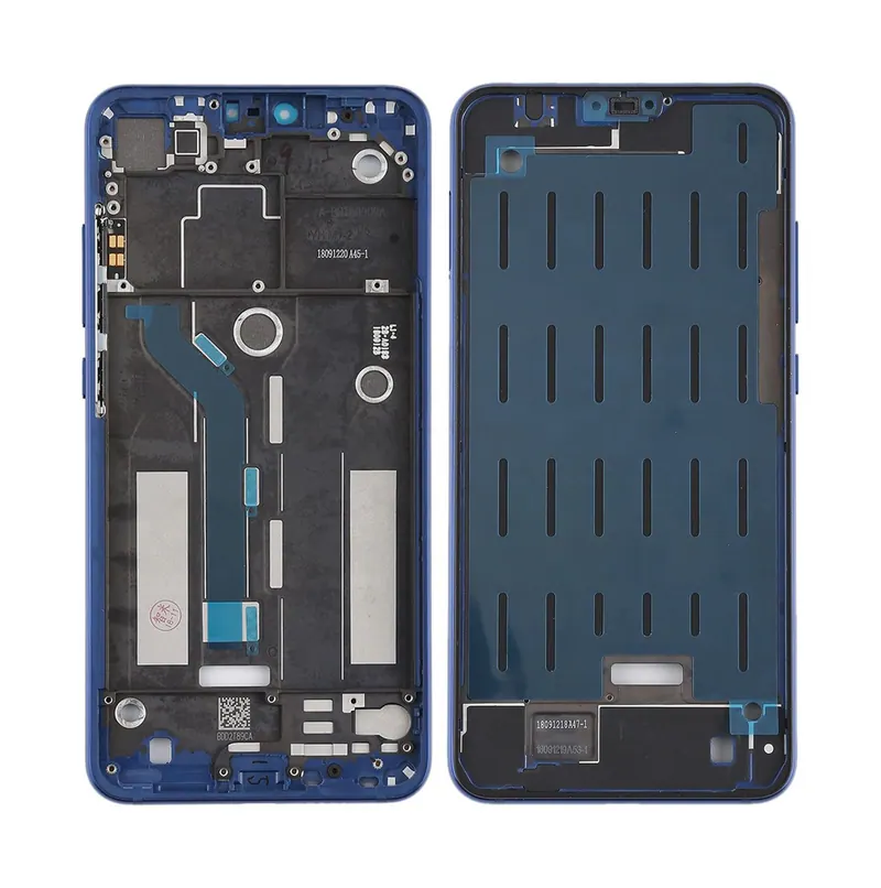 Middle Frame Bezel with Side Keys for Xiaomi Mi 8 Lite (Blue) — image 1