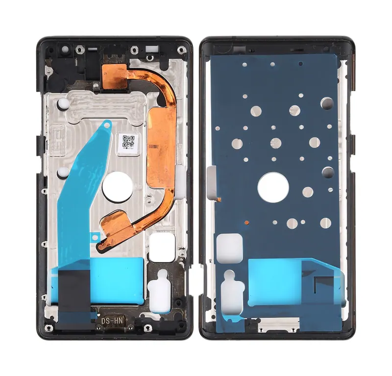 Front Housing LCD Frame Bezel Plate for Nokia 8 Sirocco (Black) — image 1