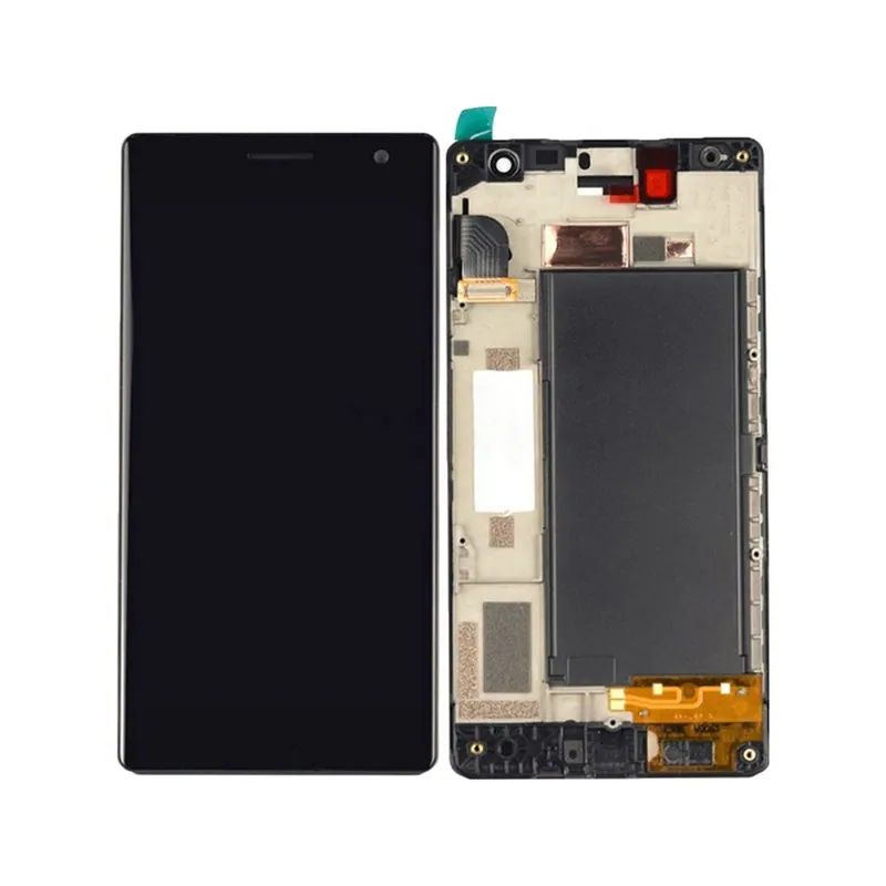 TFT LCD Screen for Nokia Lumia 730 Digitizer Full Assembly with Frame (Black) — image 1