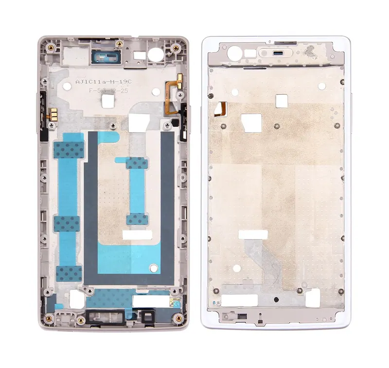 For OPPO A31 Front Housing LCD Frame Bezel Plate (White) — image 1