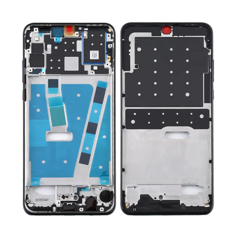 Middle Frame Bezel Plate with Side Keys for Huawei Nova 4e(Black) — image 1