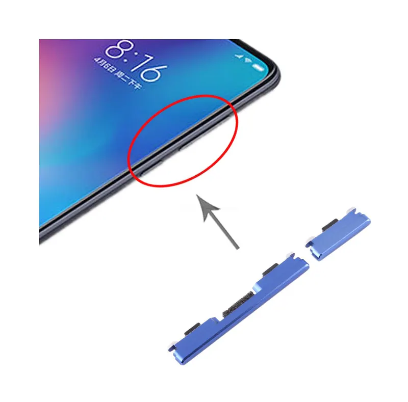 Side Keys for Xiaomi Mi 9(Blue) — image 1