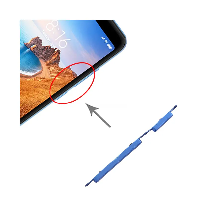 Side Keys for Xiaomi Redmi 7A(Blue) — image 1