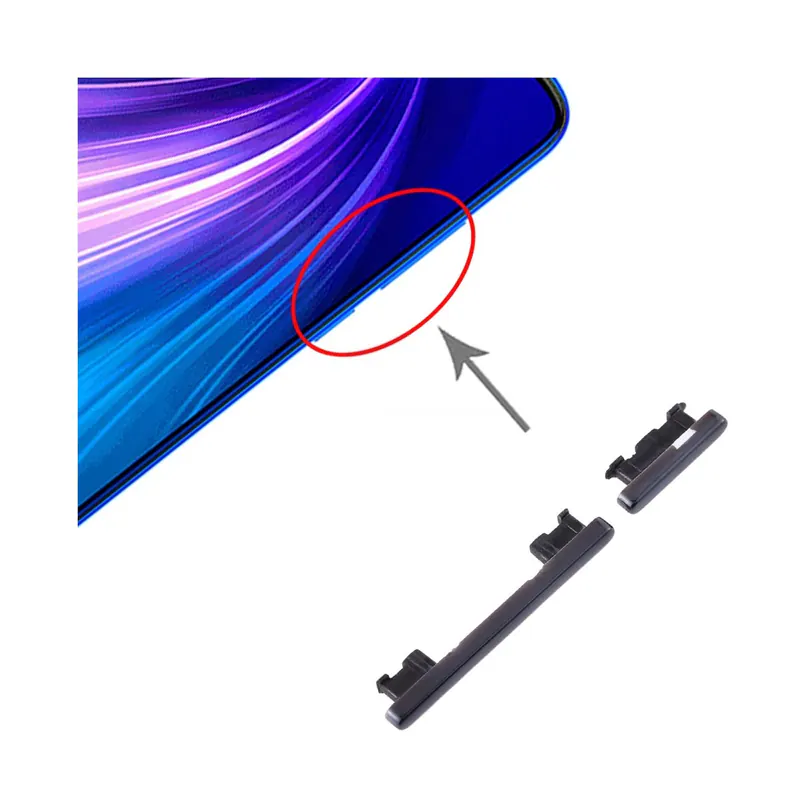 Side Keys for Xiaomi Redmi Note 8(Black) — image 1