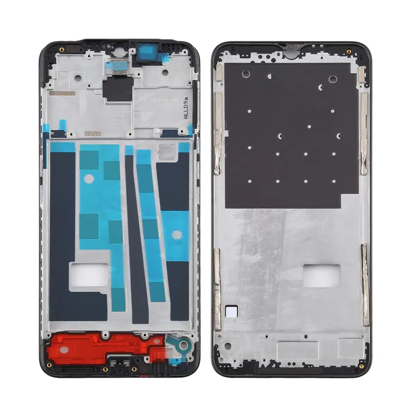 For OPPO A9 Front Housing LCD Frame Bezel Plate (Black) — image 1