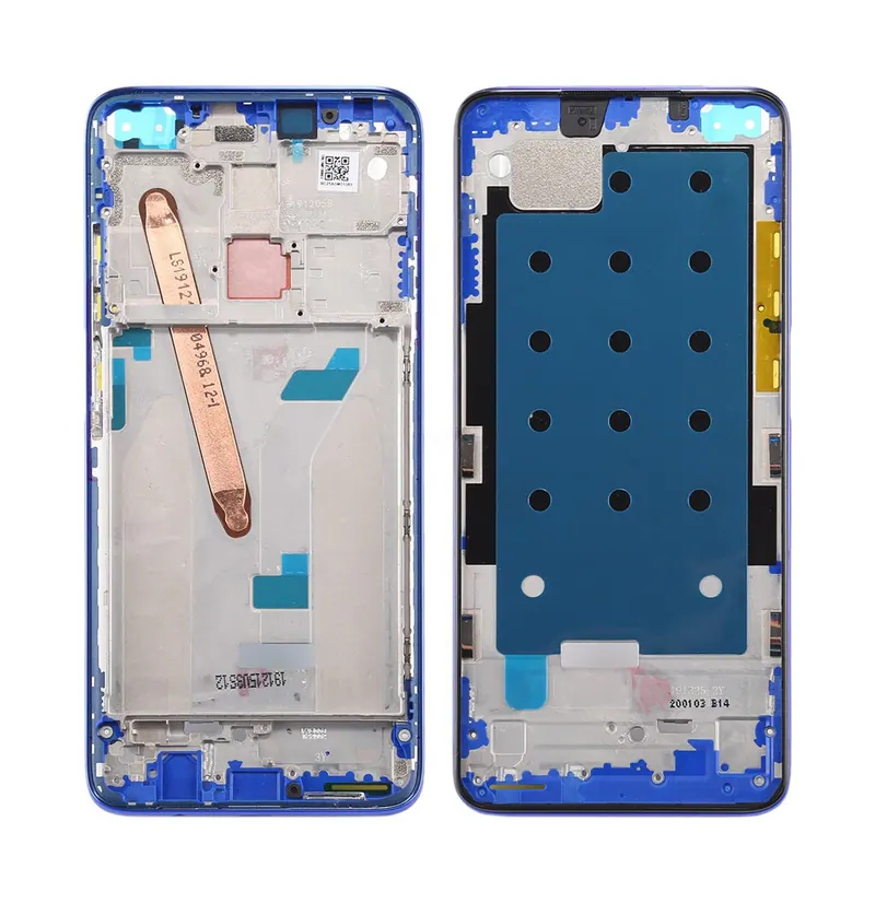 Front Housing LCD Frame Bezel Plate for Xiaomi Redmi K30 5G (Blue) — image 1
