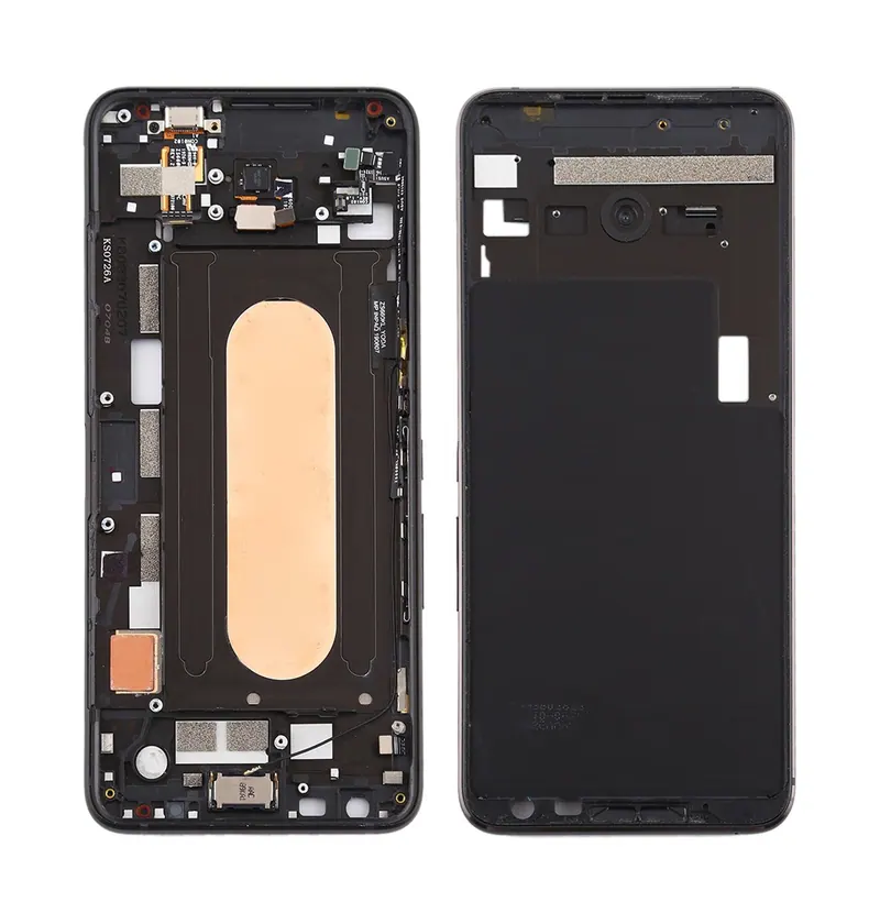 Middle Frame Bezel Plate with Side Keys for Asus ROG Phone II ZS660KL(Black) — image 1