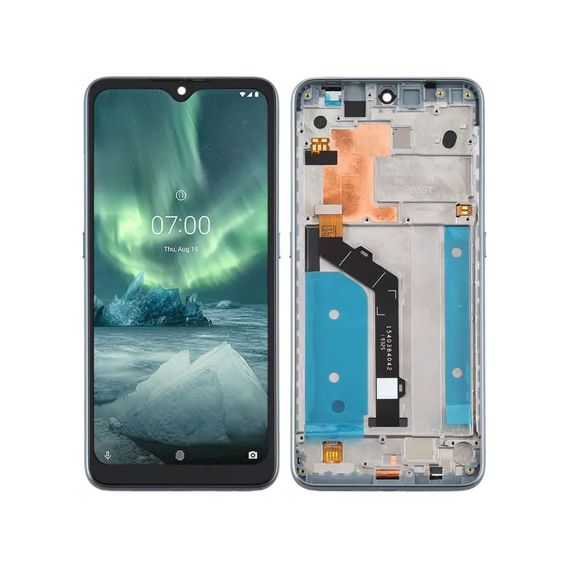 TFT LCD Screen for Nokia 6.2 TA-1198 TA-1200 TA-1187 TA-1201 Digitizer Full Assembly with Frame (Silver) — image 1