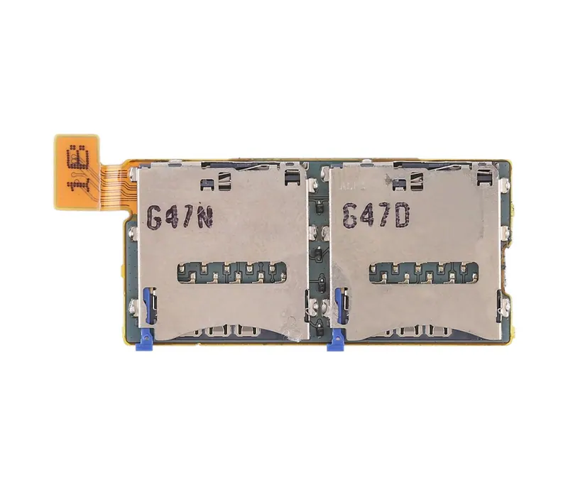 Dual SIM Card Socket Flex Cable for Sony Xperia T2 Ultra — image 1