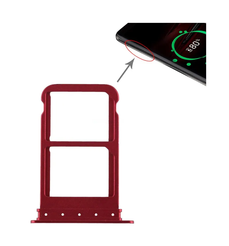 SIM Card Tray + SIM Card Tray for Huawei Mate RS Porsche Design (Red) — image 1